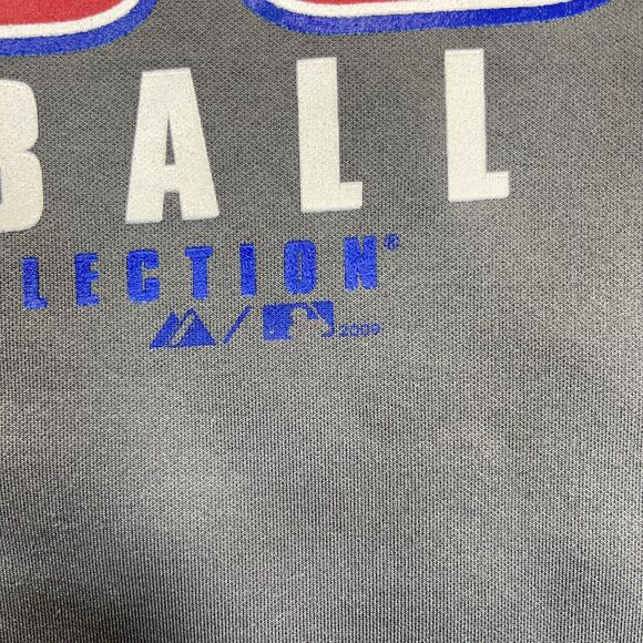 Chicago Cubs Majestic Hoodie Mens L Large Gray 2009 MLB Authentic Therma Base - Picture 4 of 10